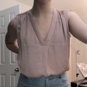 muave nice office top v neck